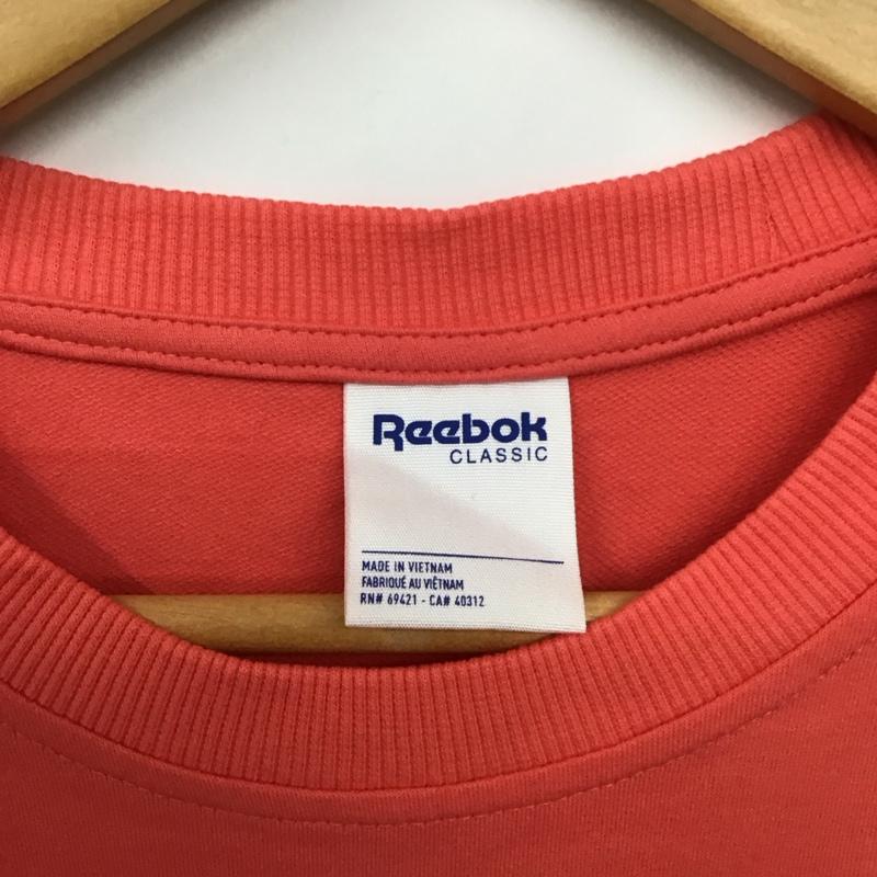 リーボック Reebok Tシャツ 長袖 DT7245 M プリント X ロゴ、文字 桃 / ピンク / レディース USED 古着 中古 10130376