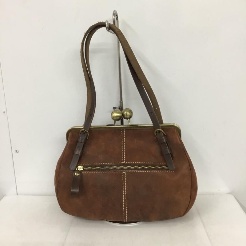 アインソフ AINSOPH ハンドバッグ ハンドバッグ がま口 ワンポイント 茶 / ブラウン / レディース USED 古着 中古 10132051