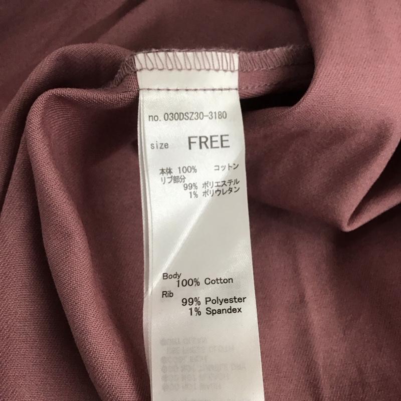 スライ SLY ジャケット、上着 ジャンパー、ブルゾン 030DSZ30-3180 OVER LONG ブルゾン FREE 無地 桃 / ピンク / レディース USED 古着 中古 10106986