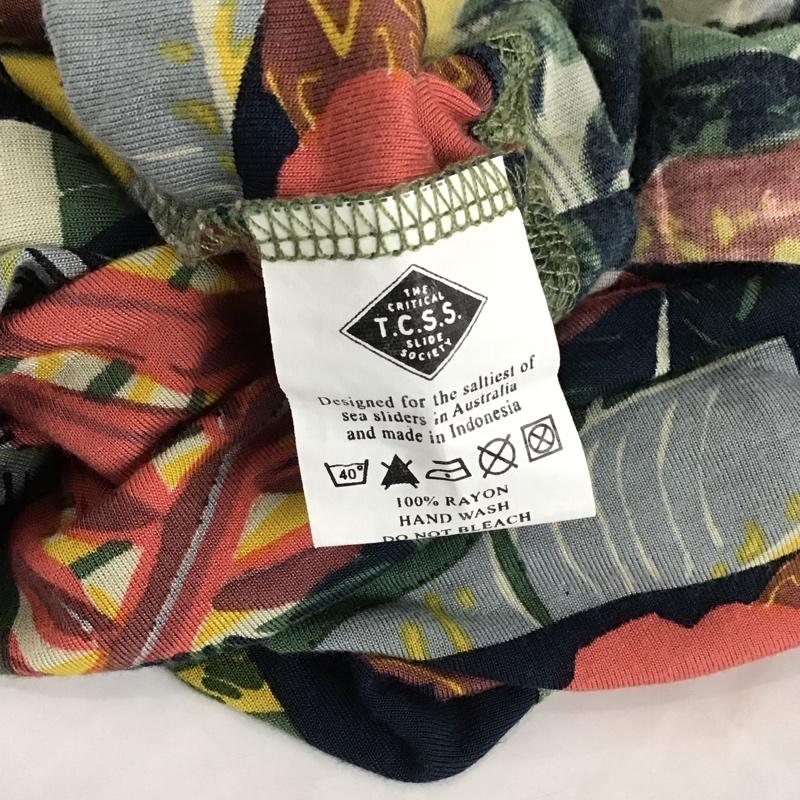 ティーシーエスエス TCSS Tシャツ 半袖 半袖カットソー プリントTシャツ クルーネックカットソー 花柄 マルチカラー / マルチカラー /  メンズ USED 古着 中古 10113134
