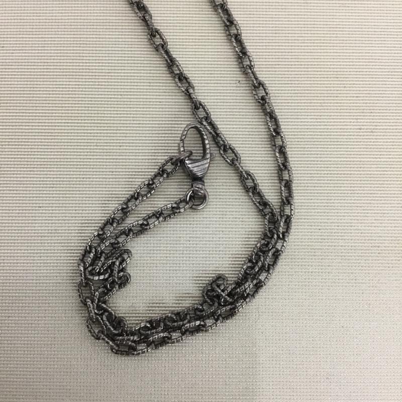 グッチ GUCCI アクセサリー ネックレス、ペンダント インターロッキングG 無地 銀 / シルバー / メンズ USED 古着 中古 10150015