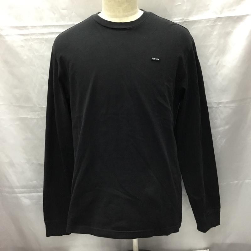 シュプリーム Supreme カットソー 長袖 22AW SmallBoxL/STee スモールボックスロゴTシャツ 長袖カットソー クルーネックカットソー S ロゴ、文字 黒 / ブラック / メンズ USED 古着 中古 10106592