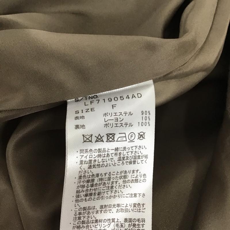 ローリーズファーム LOWRYS FARM コート コート一般 FREE 無地 茶 / ブラウン / レディース USED 古着 中古 10122253