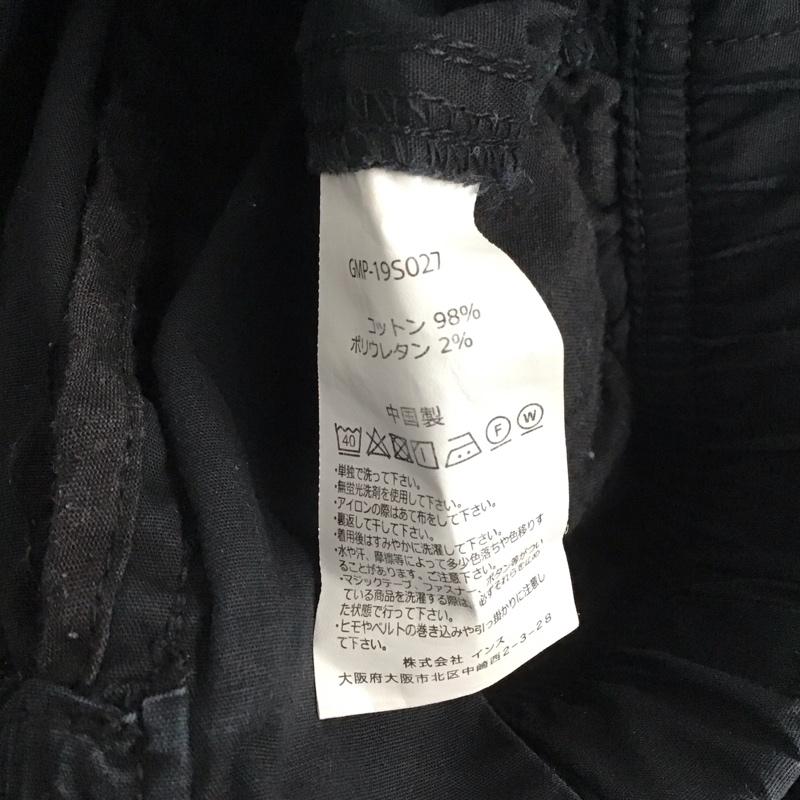 グラミチ GRAMICCI パンツ ワークパンツ、ペインターパンツ gmp-19s027 ウェザータックテーパードパンツ ワイドパンツ L 無地 黒 / ブラック / メンズ USED 古着 中古 10142378