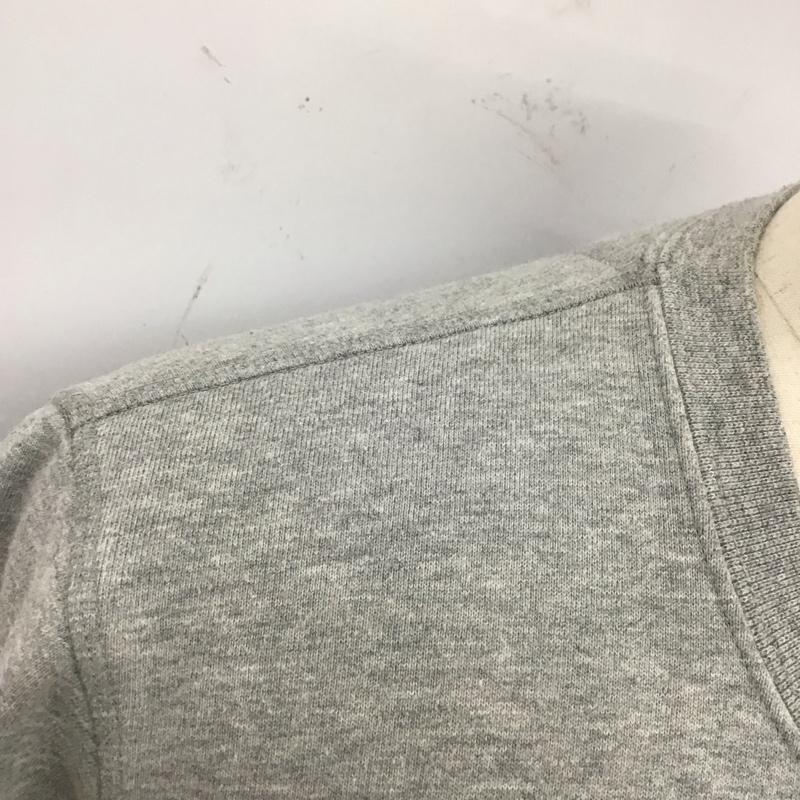 エルエルビーン L.L.Bean トレーナー 長袖 長袖トレーナー スウェット クルーネック リブスウェットカットソー XL ロゴ、文字 灰 / グレー /  メンズ USED 古着 中古 10119508