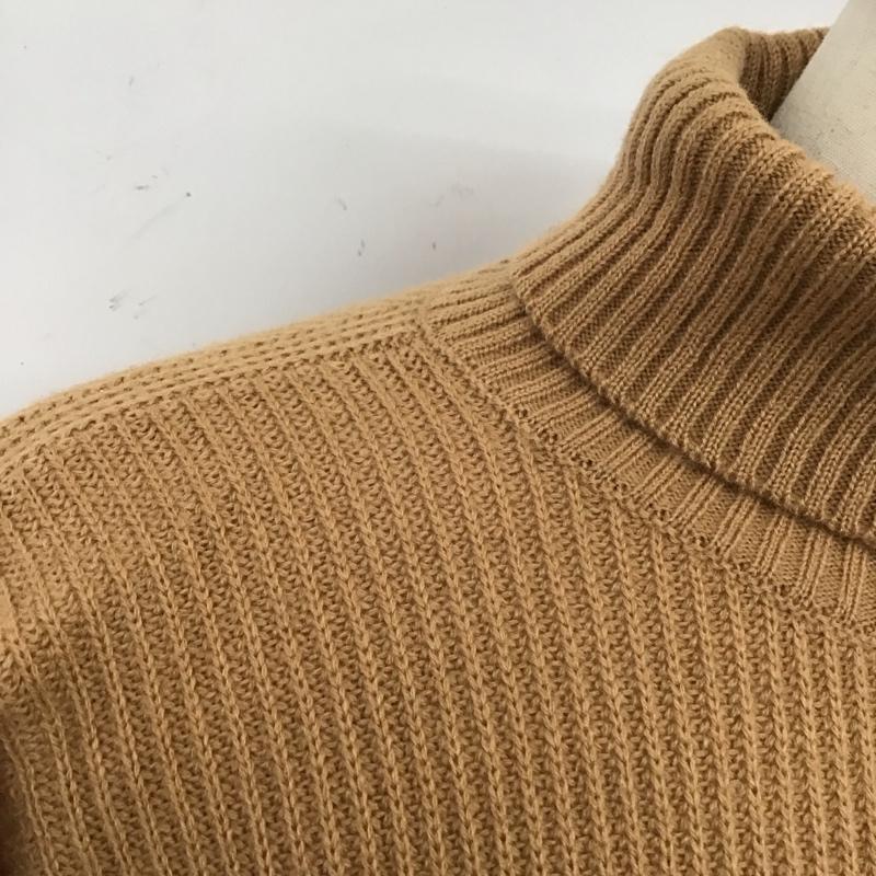 ユナイテッドアローズ UNITED ARROWS ニット、セーター 長袖 長袖ニットカットソー ニット セーター タートルネックニット M 無地 ベージュ / ベージュ / メンズ USED 古着 中古 10123947