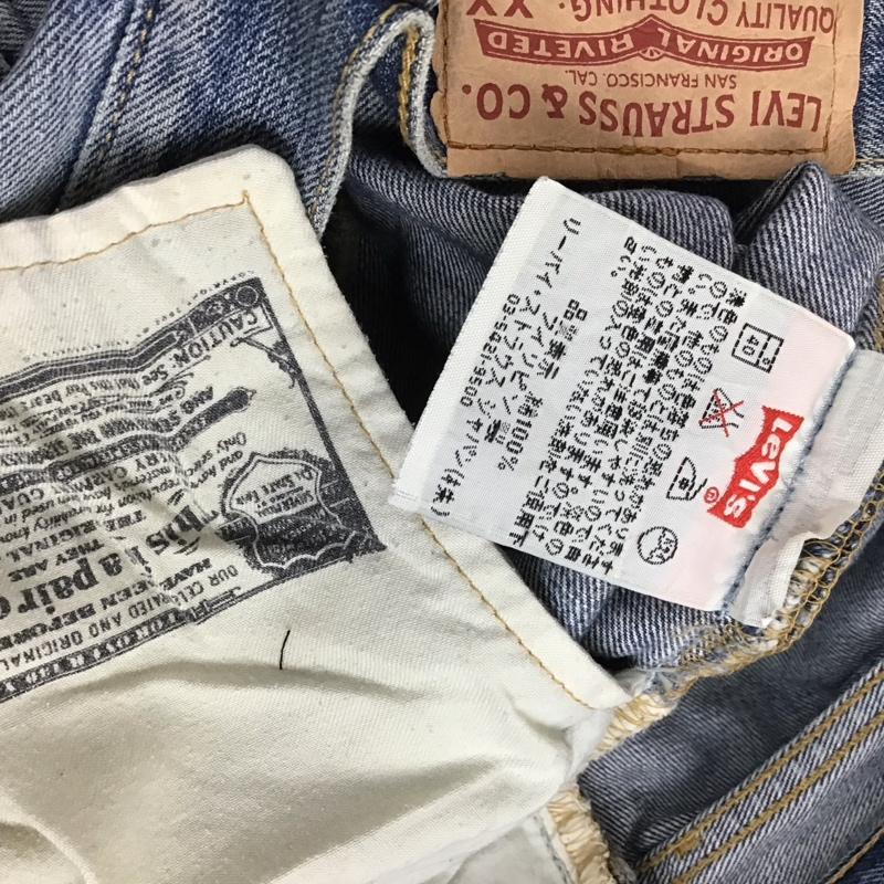 リーバイストラウスアンドコー Levi Strauss & co. パンツ デニム、ジーンズ デニムパンツ ストレートパンツ ワイドパンツ カジュアルパンツ 32インチ 無地 インディゴ / インディゴ /  メンズ USED 古着 中古 10124654