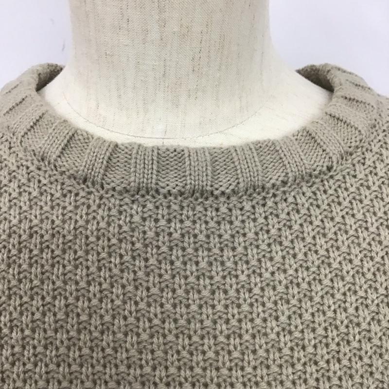 アズールバイマウジー AZUL BY MOUSSY ニット、セーター 長袖 250fat70-254h SHOULDERSLITVOLUMEKNITTOPS 長袖ニット FREE 無地 ベージュ / ベージュ / レディース USED 古着 中古 10126064