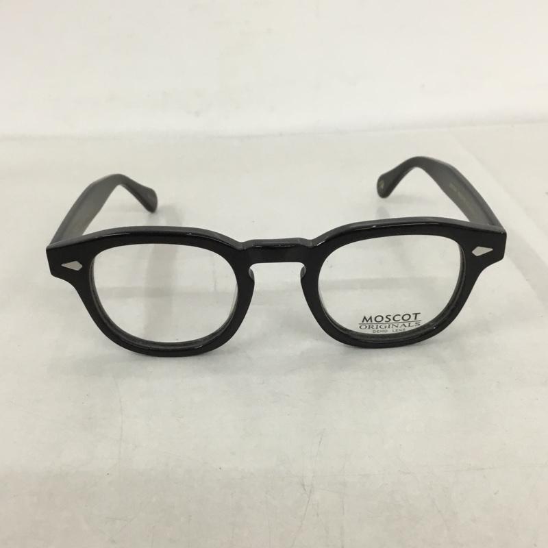 モスコット MOSCOT めがね・サングラス めがね LEMTOSH ケース付き 無地 黒 / ブラック / メンズ USED 古着 中古 10130784