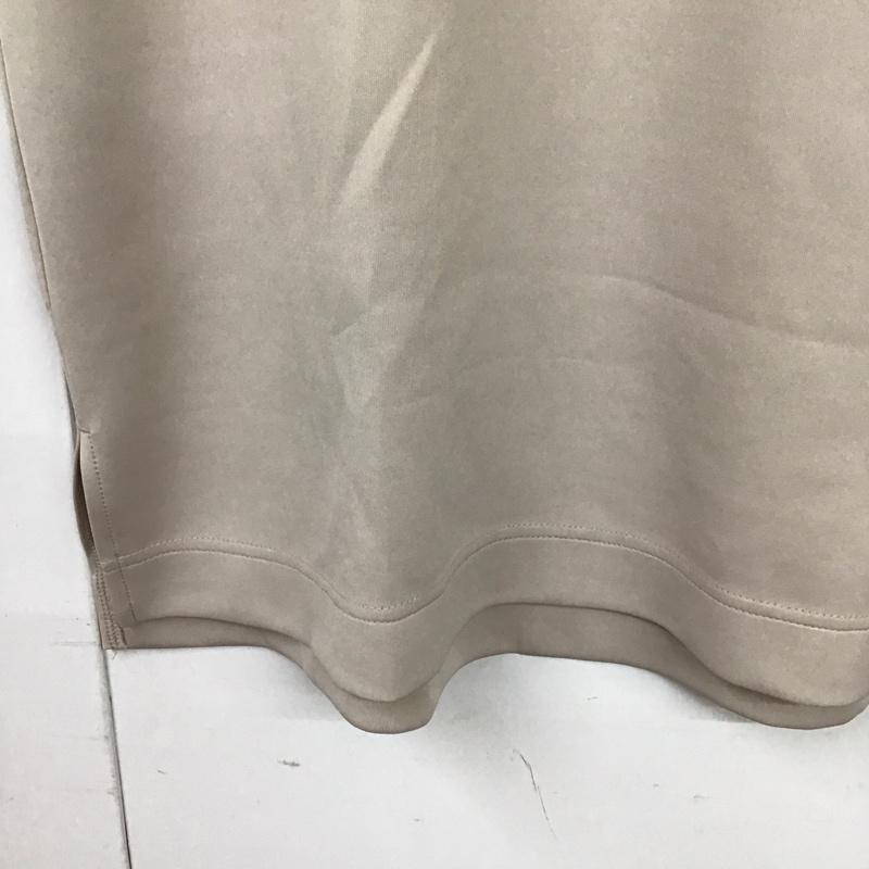 ムルーア MURUA カットソー 半袖 012141001201 スリットルーズスウェット FREE 無地 ベージュ / ベージュ / レディース USED 古着 中古 10130977
