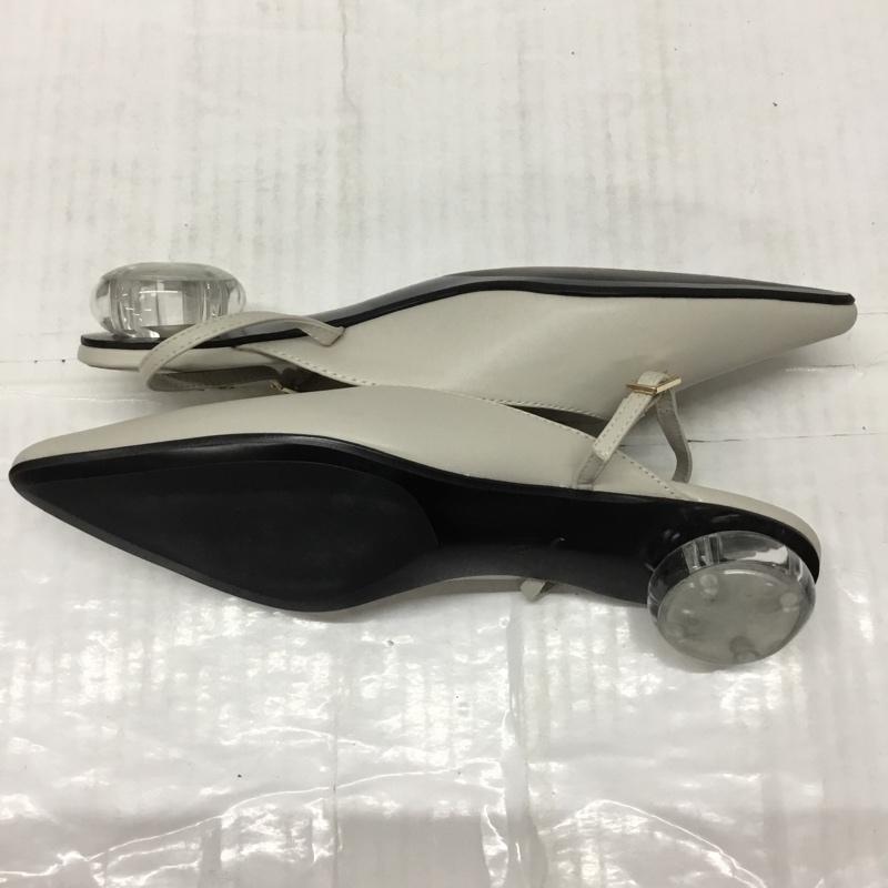 ザラ ZARA ミュール ミュール 3223 310 002 ポインテッドトゥ EU37 無地 グレージュ / グレージュ / レディース USED 古着 中古 10119091