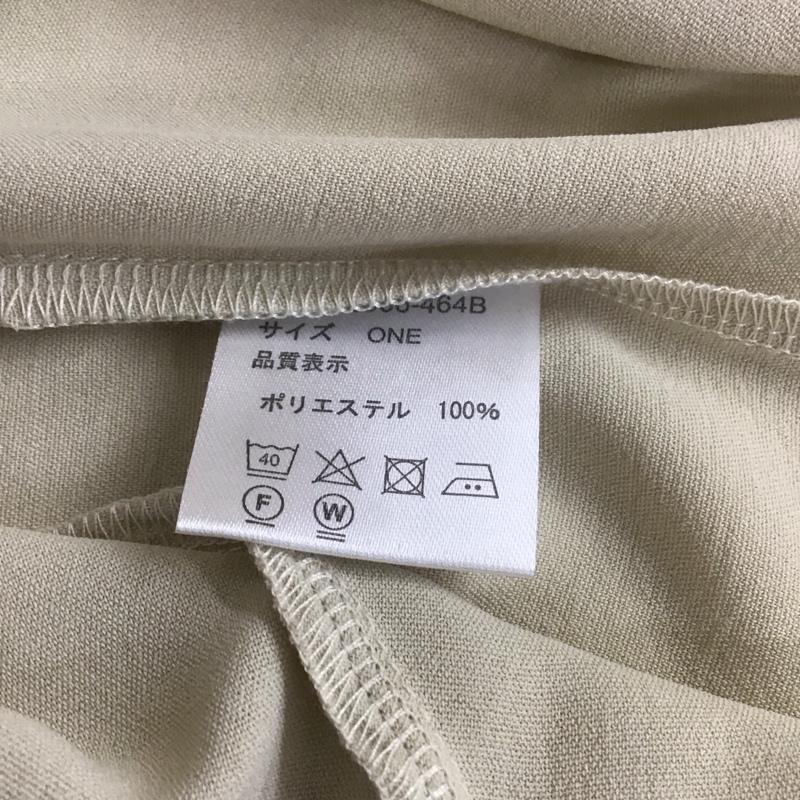ローフ loaf カットソー 半袖 半袖カットソー 無地Tシャツ クルーネックカットソー 無地 ベージュ / ベージュ / レディース USED 古着 中古 10113254
