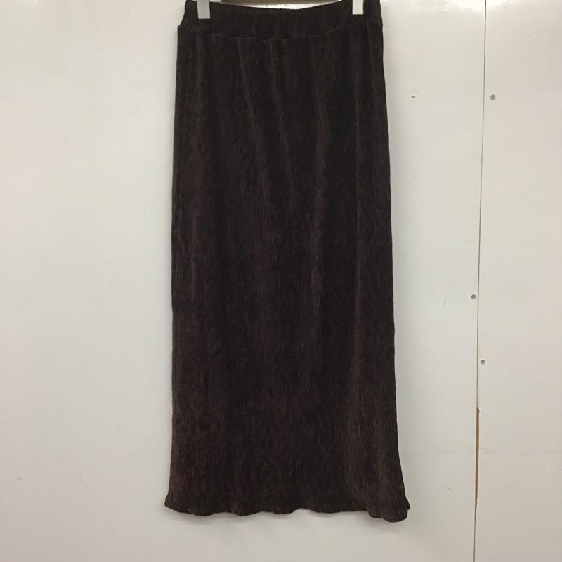 レイカズン Ray Cassin スカート ロングスカート 527-230240 タイトスカート バックスリット FREE 無地 ダークブラウン / ダークブラウン / レディース USED 古着 中古 10138985