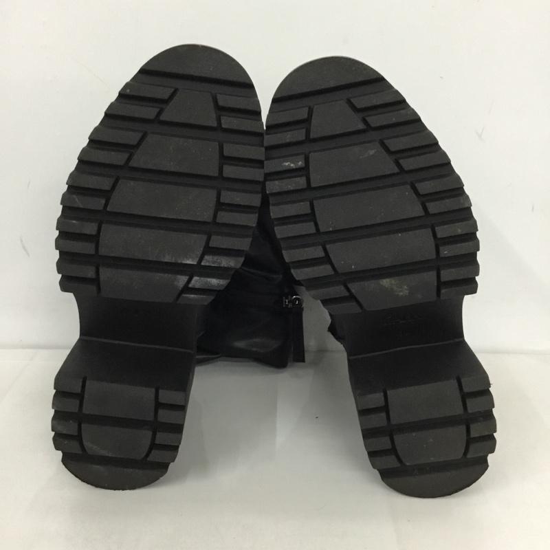 ザラ ZARA ブーツ ロングブーツ 2000 910 040 厚底ブーツ 無地 黒 / ブラック / レディース USED 古着 中古 10122824
