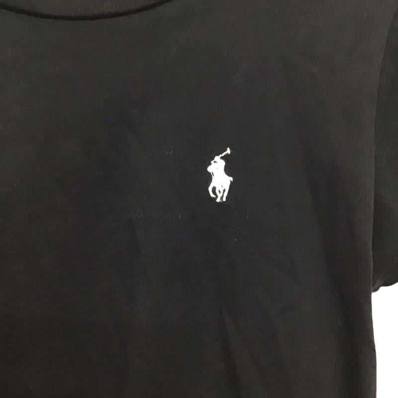 ポロラルフローレン POLO RALPH LAUREN Tシャツ 半袖 クルーネック S ワンポイント 黒 / ブラック / レディース USED 古着 中古 10130800