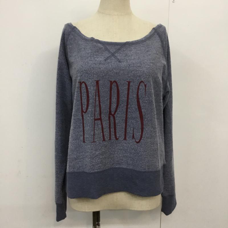 カスタネ Kastane カットソー 長袖 FREE ロゴ、文字 紺 / ネイビー /  レディース USED 古着 中古 10045288