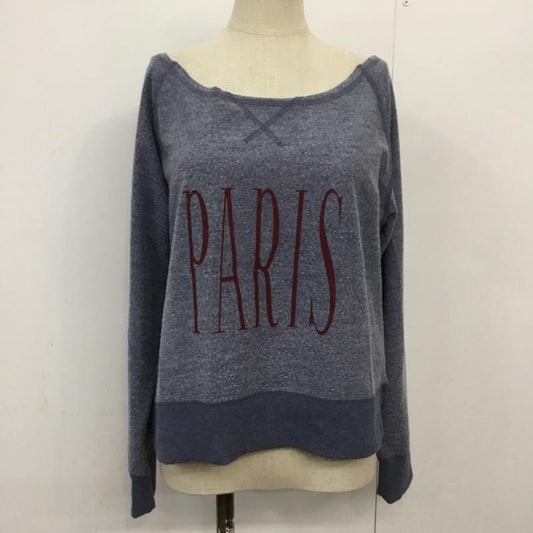 カスタネ Kastane カットソー 長袖 FREE ロゴ、文字 紺 / ネイビー /  レディース USED 古着 中古 10045288