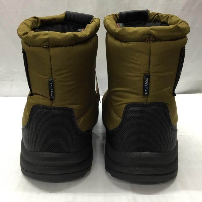 ザノースフェイス THE NORTH FACE ブーツ ショートブーツ NF52280 ヌプシ ブーティ ウォータープルーフ NUPTSE 27cm スノーブーツ タグ付き 27.0cm ロゴ、文字 カーキ / カーキ / X 黒 / ブラック / メンズ USED 古着 中古 10122202