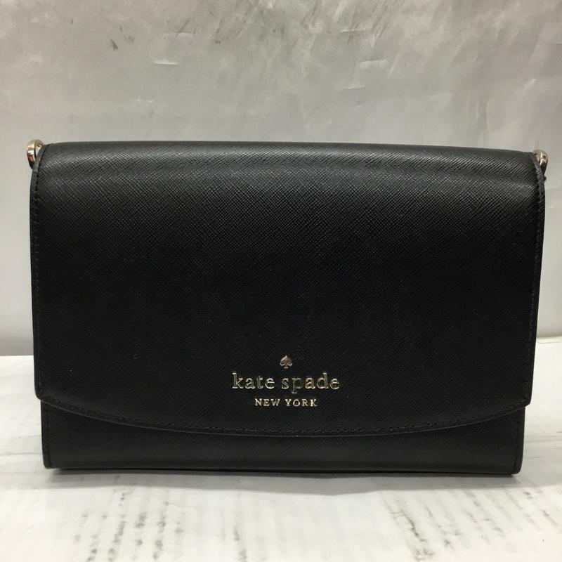 ケイトスペード Kate Spade ショルダーバッグ ショルダーバッグ WKR00119 2WAY チェーン ロゴ、文字 黒 / ブラック / レディース USED 古着 中古 10106341