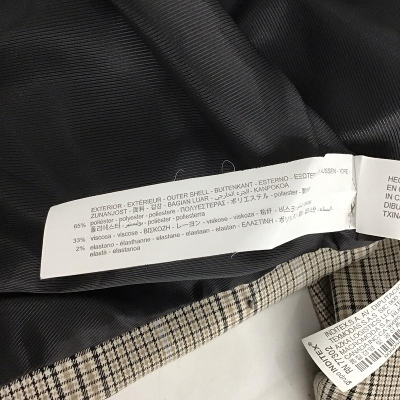 ザラ ZARA ジャケット、上着 ジャケット、ブレザー 0605/237/704 S チェック マルチカラー / マルチカラー / レディース USED 古着 中古 10133625
