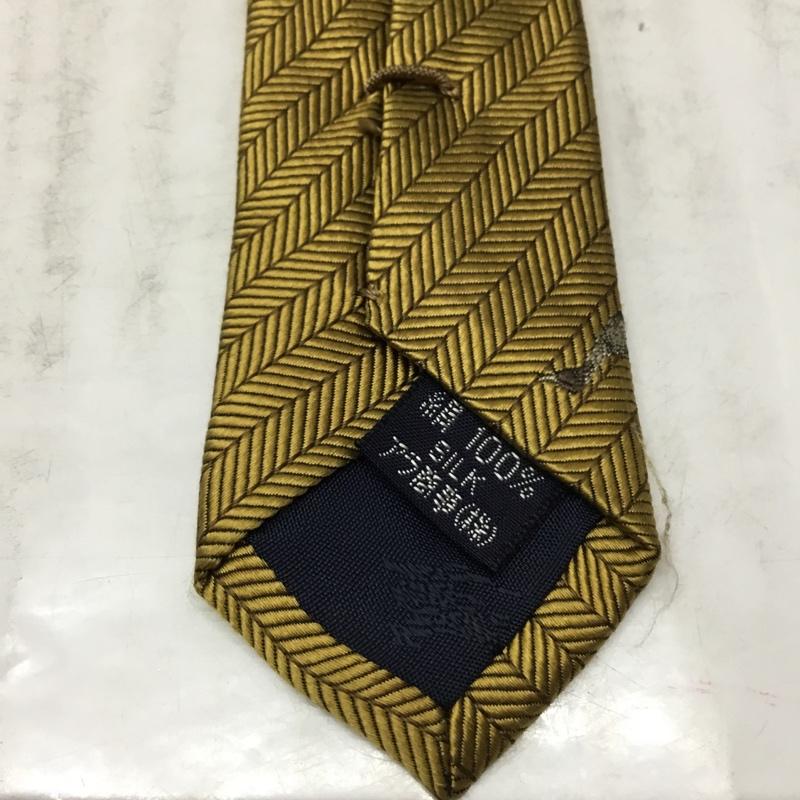 バーバリーズ BURBERRYS ネクタイ ネクタイ シルク 狩り 総柄 金 / ゴールド / メンズ USED 古着 中古 10113610