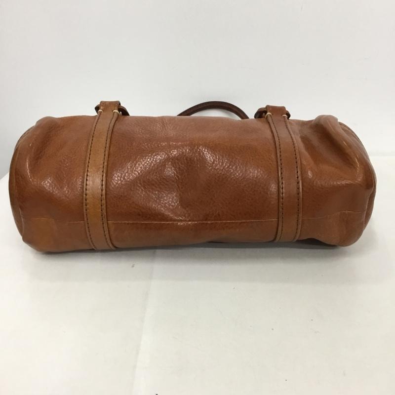 ゲンテン genten ハンドバッグ ハンドバッグ レザー 無地 茶 / ブラウン / レディース USED 古着 中古 10129110