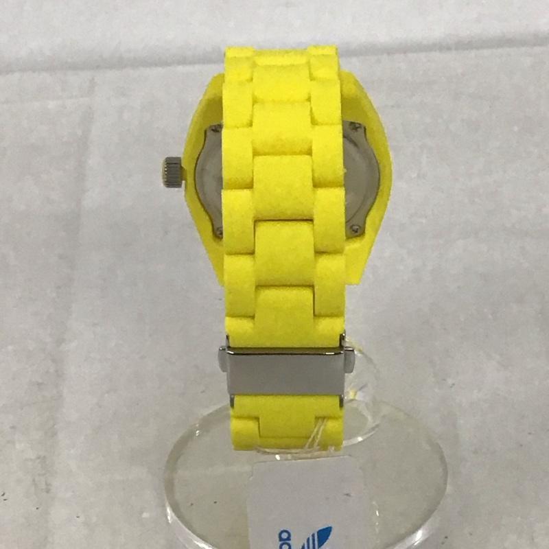 アディダス adidas 腕時計 アナログ(クォーツ式) ADH6179 ワンポイント 黄 / イエロー / メンズ USED 古着 中古 10135227