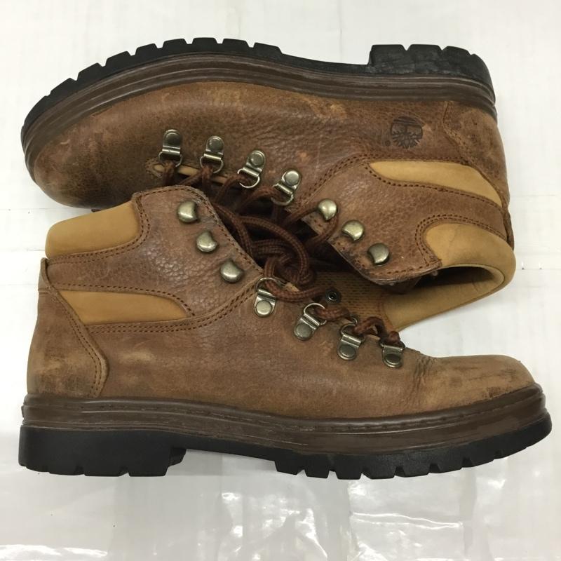 ティンバーランド Timberland ブーツ ショートブーツ 69355 8.5M ワンポイント 茶 / ブラウン / メンズ USED 古着 中古 10119641