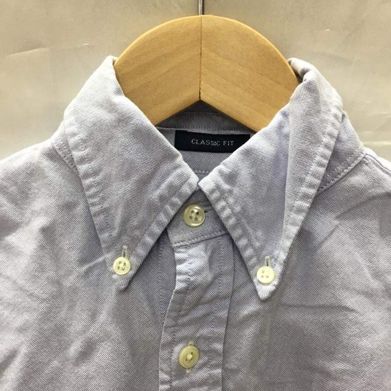 ラルフローレン RALPHLAUREN シャツ、ブラウス 長袖 ボタンダウンシャツ 2 無地 水色 / ライトブルー / レディース USED 古着 中古 10110621