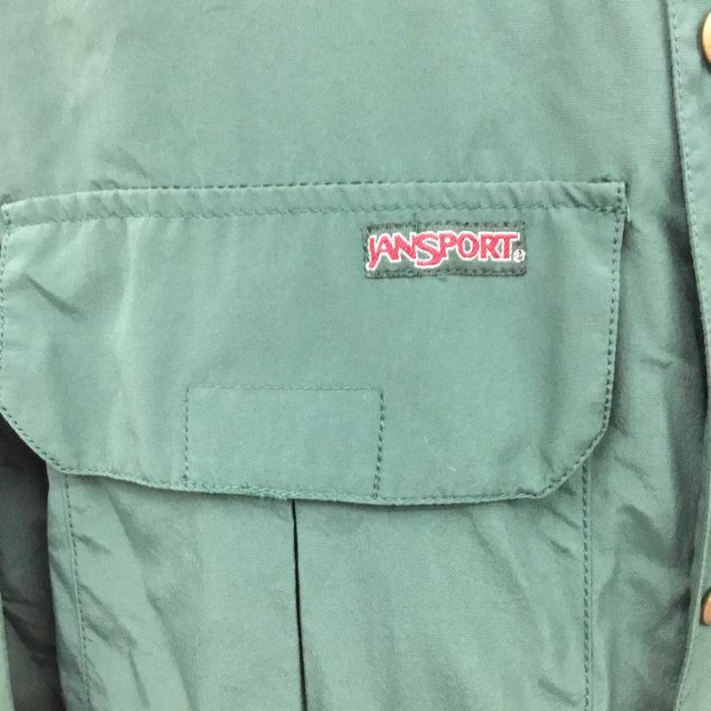 ジャンスポーツ JANSPORT ジャケット、上着 ジャンパー、ブルゾン JA-25505 マウンテンパーカー ナイロンジャケット L ロゴ、文字 緑 / グリーン / メンズ USED 古着 中古 10107040