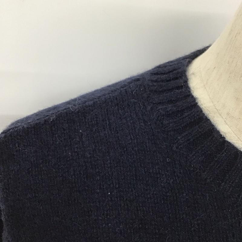 エルエルビーン L.L.Bean ニット、セーター 長袖 271087 クルーネック タグ付き S 無地 紺 / ネイビー / メンズ USED 古着 中古 10111230