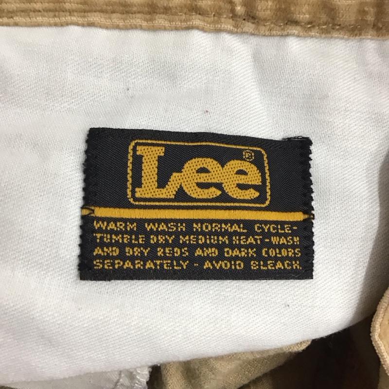 リー Lee パンツ ワークパンツ、ペインターパンツ コーデュロイパンツ ワイドパンツ カジュアルパンツ 無地 ベージュ / ベージュ / メンズ USED 古着 中古 10132896