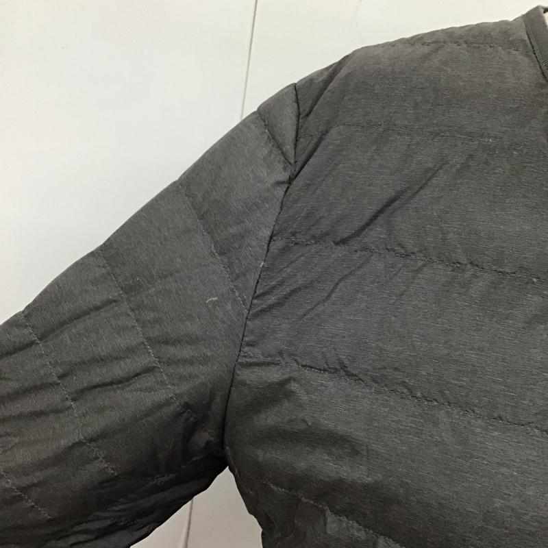 ユニクロ UNIQLO ジャケット、上着 ジャケット、ブレザー 211-400717 ノーカラーウルトラライトダウン ダウンジャケット M 無地 灰 / グレー / レディース USED 古着 中古 10118005