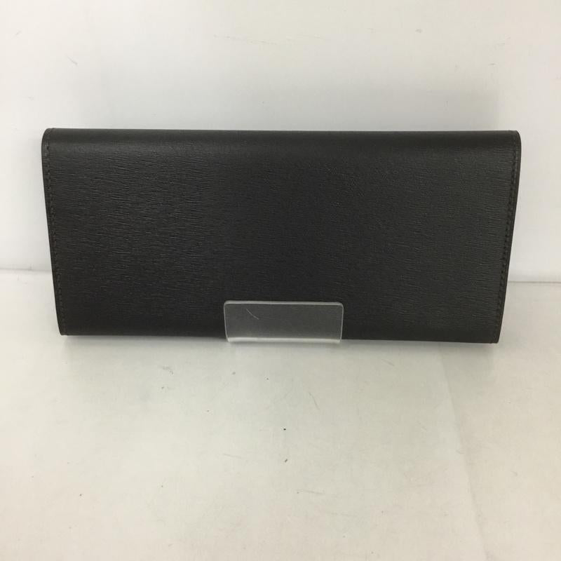 ダンヒル DUNHILL 財布 長財布 SIDECAR FP1010E 箱有 ワンポイント ダークブラウン / ダークブラウン / メンズ USED 古着 中古 10126457