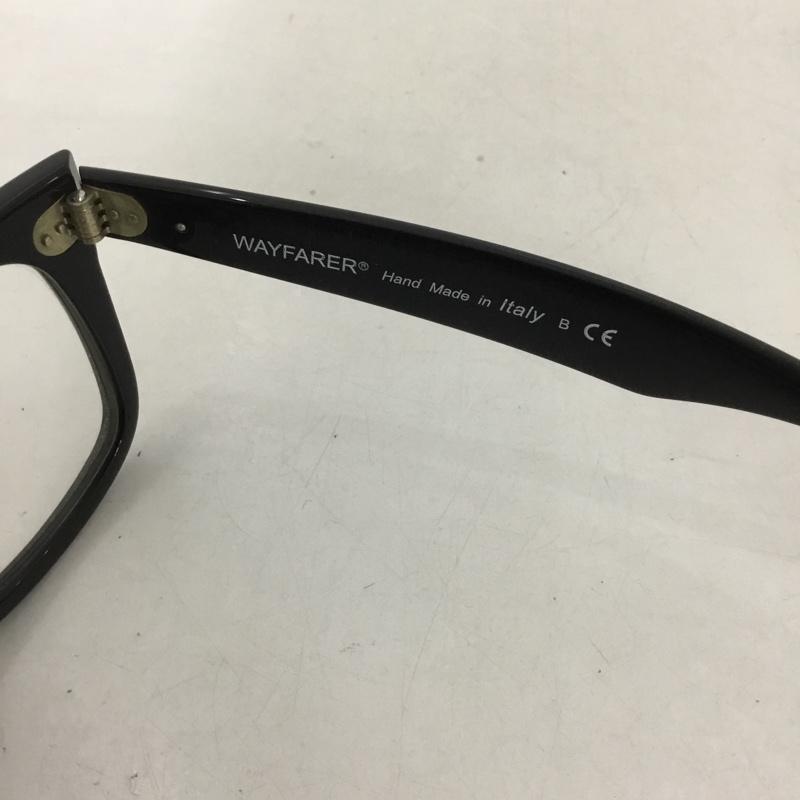 レイバン Ray-Ban めがね・サングラス めがね RB2140-F WAYFARER クリアレンズ ロゴ、文字 黒 / ブラック / メンズ USED 古着 中古 10130241