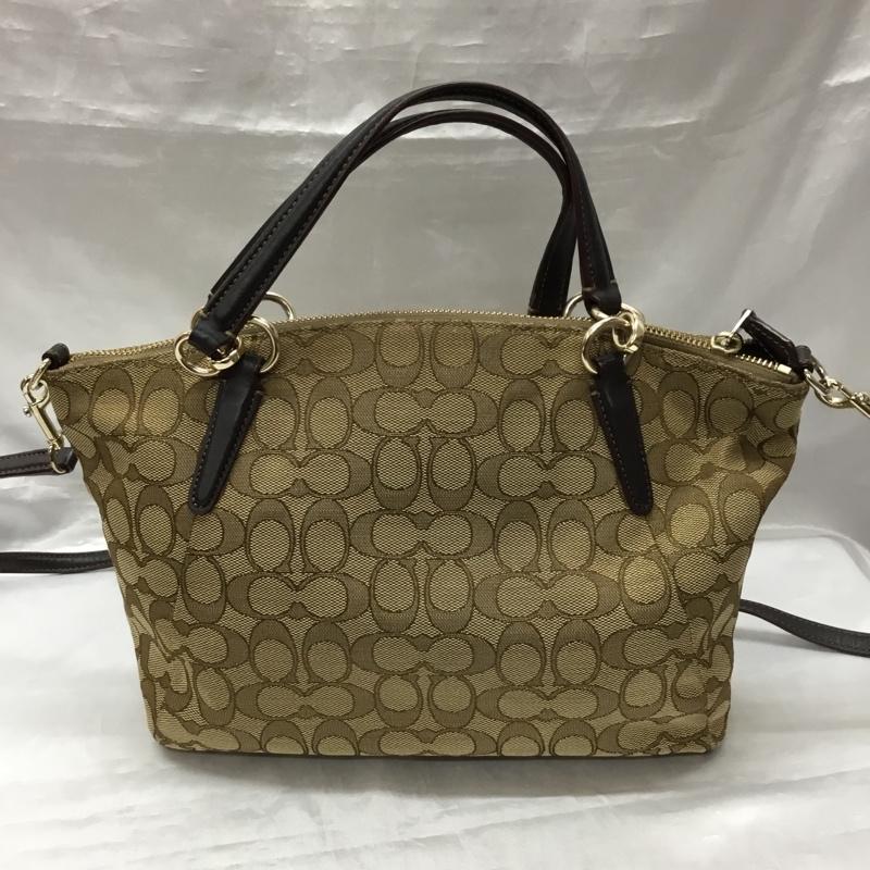 コーチ COACH ハンドバッグ ハンドバッグ F36625 シグネチャー 2WAY 総柄 ベージュ / ベージュ / X 茶 / ブラウン / レディース USED 古着 中古 10119659