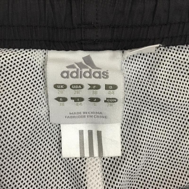アディダス adidas パンツ ショートパンツ ショートパンツ ハーフパンツ カジュアルパンツ スポーツウェア S 無地 黒 / ブラック / メンズ USED 古着 中古 10108760