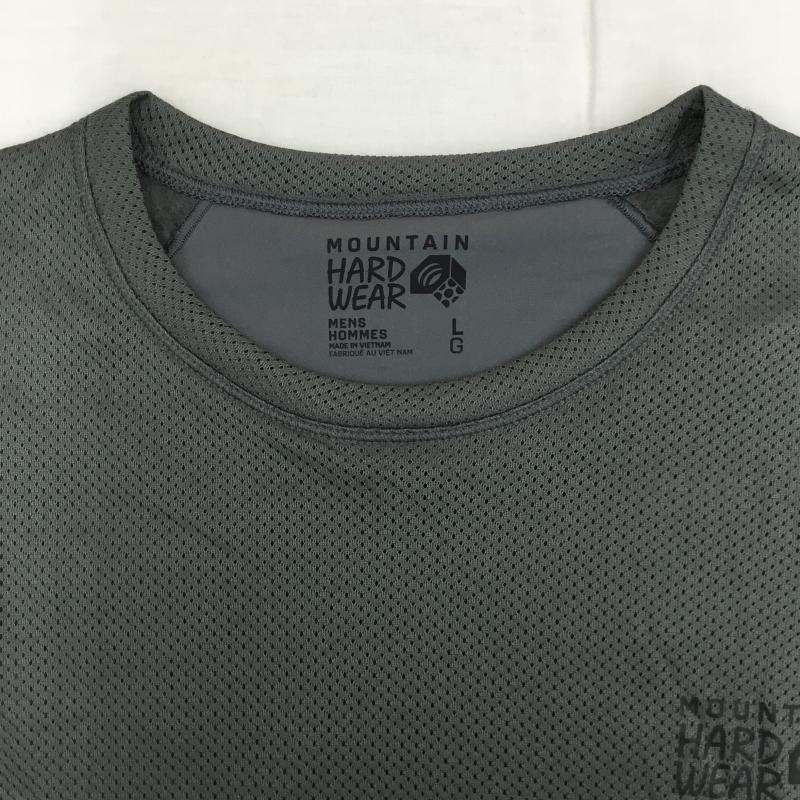 マウンテン ハード ウェアー MOUNTAIN HARDWEAR カットソー 長袖 OM9997 L ロゴ、文字 カーキ / カーキ / メンズ USED 古着 中古 10139059
