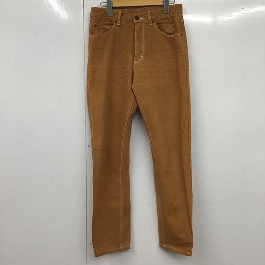 リー Lee パンツ デニム、ジーンズ デニムパンツ スリムパンツ ジーンズ 90s ロゴ、文字 橙 / オレンジ /  メンズ USED 古着 中古 10124722