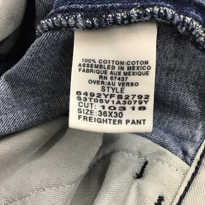 ポロジーンズカンパニー POLO JEANS COMPANY パンツ デニム、ジーンズ デニムパンツ ワイドパンツ カジュアルパンツ カーゴパンツ 36 無地 インディゴ / インディゴ / メンズ USED 古着 中古 10148281