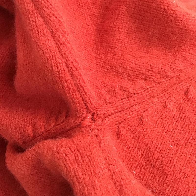ポロバイラルフローレン Polo by RALPH LAUREN ニット、セーター 長袖 KR-RL-HA0701 Vネック ウール L ワンポイント 赤 / レッド / メンズ USED 古着 中古 10110848