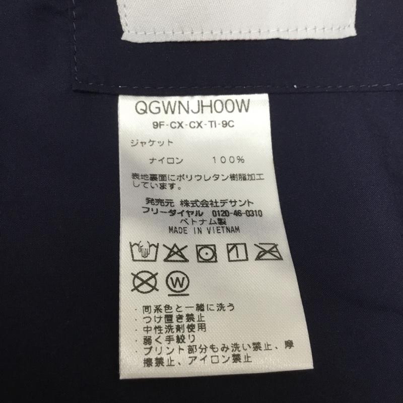 ルコックスポルティフ le coq sportif ウェア ウェア QGWNJH00W レインウエア ゴルフ 上下セット ジャケット パンツ LL ロゴ、文字 桃 / ピンク / X 紺 / ネイビー / レディース USED 古着 中古 10135535