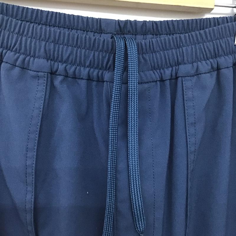 ジーユー GU パンツ ワークパンツ、ペインターパンツ 321-333494 ボトム ワイドパンツ カジュアルパンツ S 無地 紺 / ネイビー /  メンズ USED 古着 中古 10125977