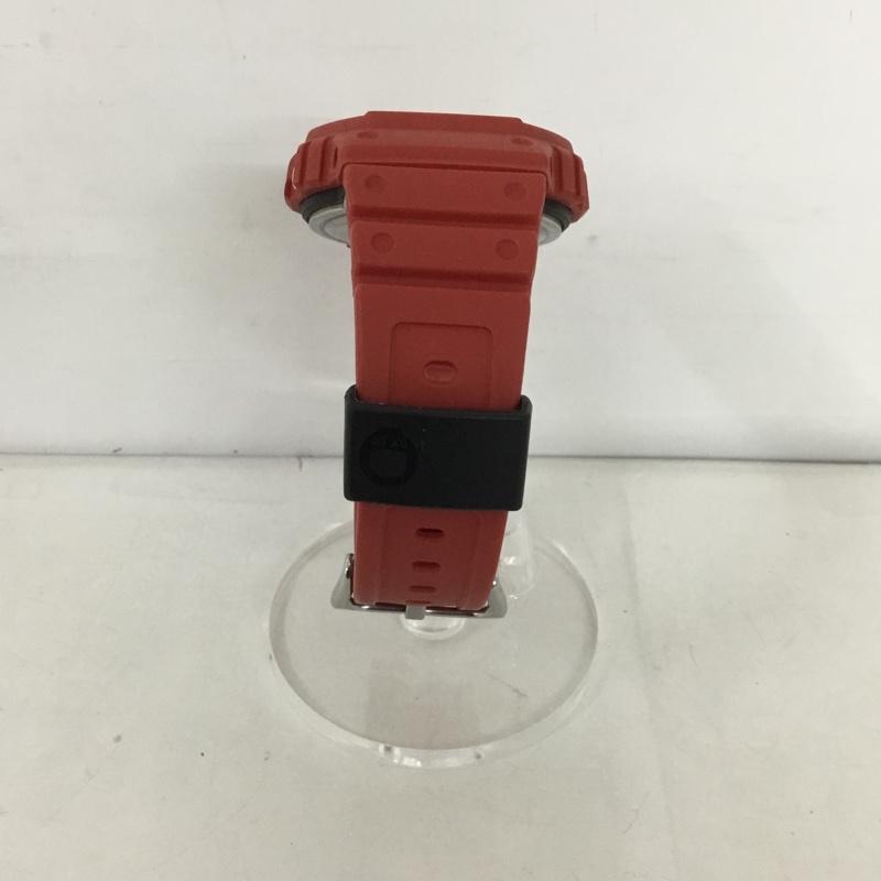 ジーショック G-SHOCK 腕時計 デジタル DW-5600DA ダルマ ロゴ、文字 赤 / レッド / メンズ USED 古着 中古 10124410