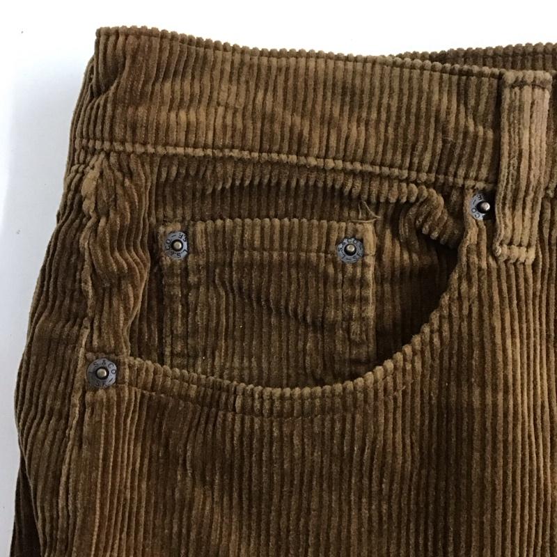 リーバイストラウスアンドコー Levi Strauss & co. パンツ デニム、ジーンズ コーデュロイパンツ スリムパンツ ストレートパンツ カジュアルパンツ 95年 日本製 太畝 32インチ 無地 茶 / ブラウン /  メンズ USED 古着 中古 10124720