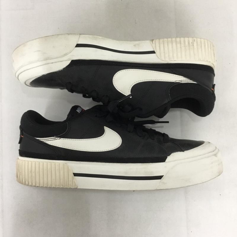 ナイキ NIKE スニーカー スニーカー DM7590-001 コート レガシー リフト 27cm 27.0cm ロゴ、文字 黒 / ブラック / X 白 / ホワイト / メンズ USED 古着 中古 10139072
