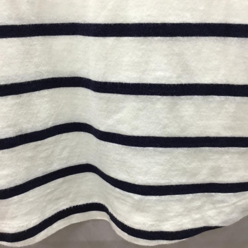 ザラ ZARA タンクトップ タンクトップ 5520 026 060 ノースリーブ M ボーダー柄 白 / ホワイト / X 紺 / ネイビー / レディース USED 古着 中古 10118172