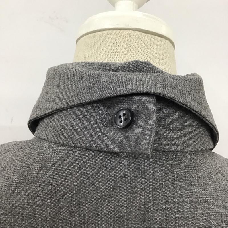 ザラ ZARA シャツ、ブラウス 長袖 4688 803 802 ショート丈 ネクタイ XS 無地 灰 / グレー / レディース USED 古着 中古 10114782