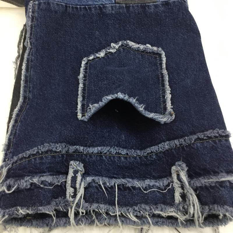 ユーズドクロージング used clothes パンツ デニム、ジーンズ JADED LONDON ジェイデッドロンドン パッチワークデニム 30インチ ダメージ加工 白 / ホワイト / X 青 / ブルー / X 灰 / グレー /  メンズ USED 古着 中古 10122729