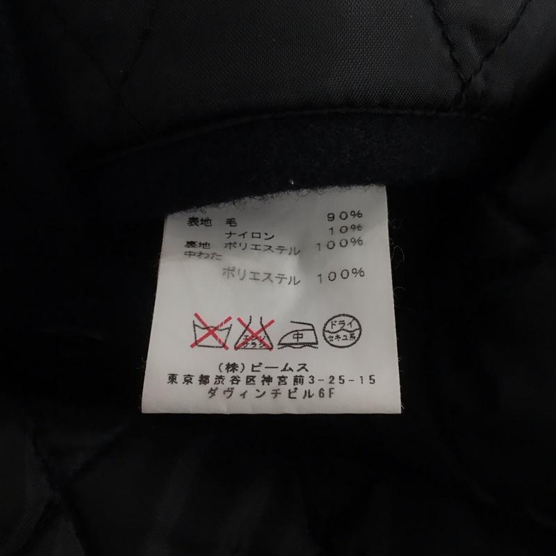 ビームス BEAMS コート ピーコート ピーコート アウター ダブル XL 無地 紺 / ネイビー / メンズ USED 古着 中古 10144275